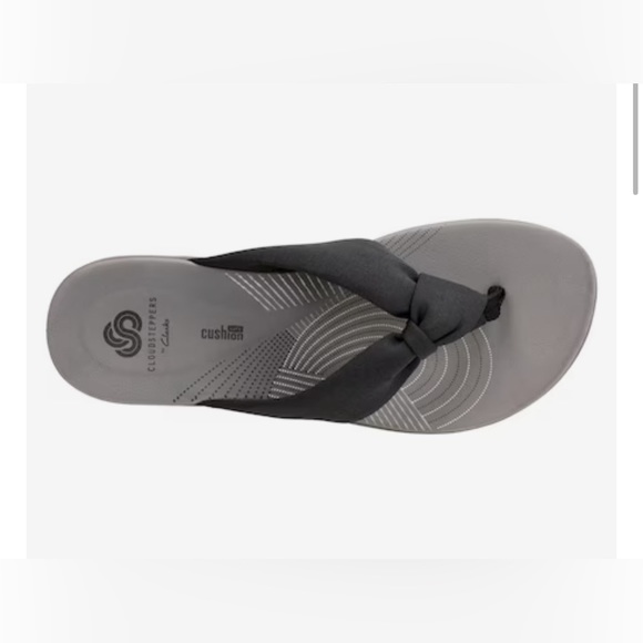 Clarks Women Cloudsteppers Arla Glison Ortholite Sandals Thong Shoes Size 12 New - Picture 4 of 11